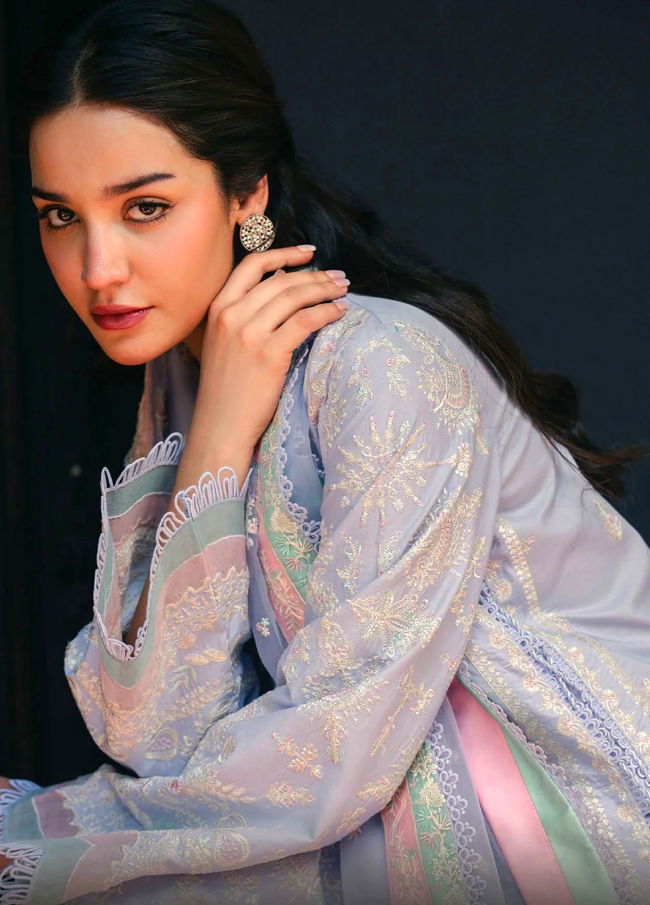 Mulaqat by Afrozeh Unstitched Embroidered Lawn 3 Piece Suit