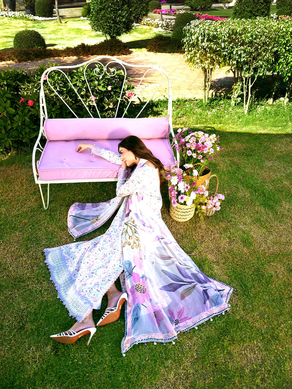 Izel Unstitched Embroidered Lawn 3 Piece Suit-summer collection