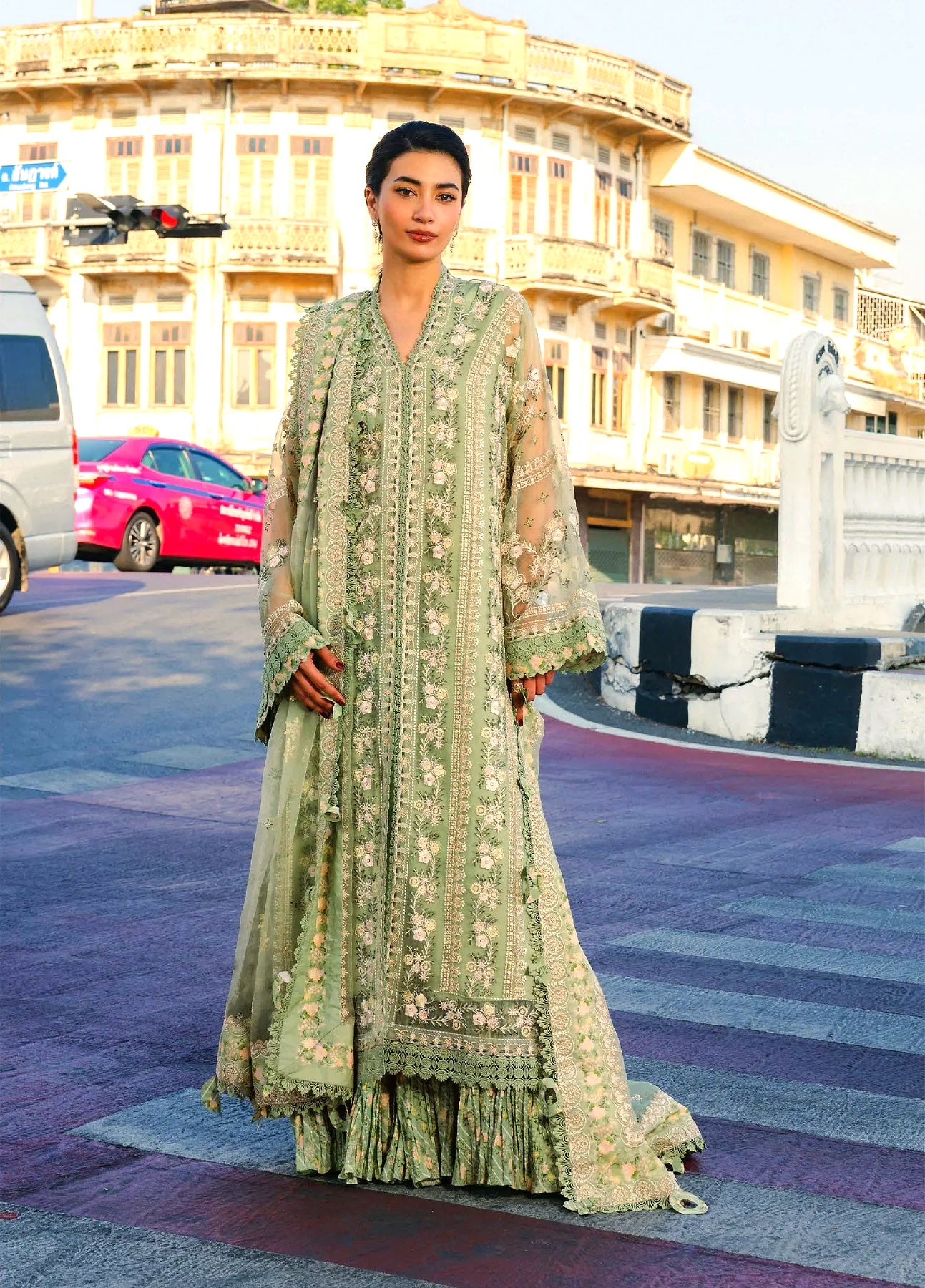 Mulaqat by Afrozeh Unstitched Embroidered Lawn 3 Piece Suit