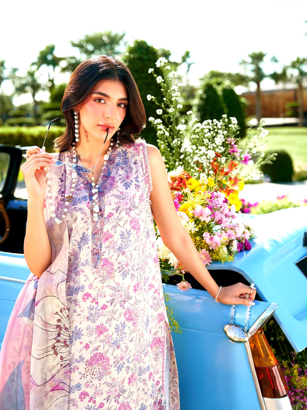 Sunset Muse by Izel Unstitched Embroidered Lawn 3 Piece Suit-summer collection